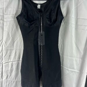 YIANNA Women’s Full Body Shapewear Bodysuit Waist Trainer Tummy Control Black